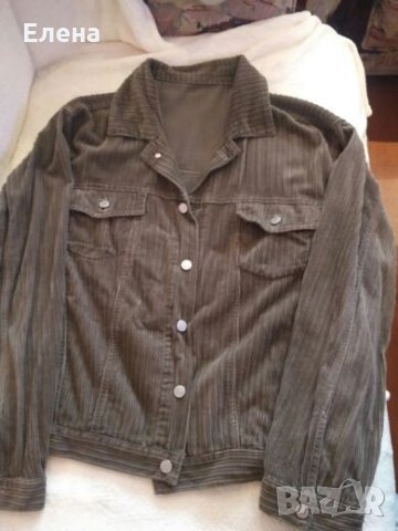 Мъжко джинсово кафяво яке, размер Л