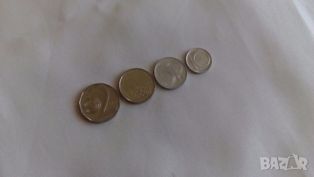 Лот монети от Чехия -- 4 бр.