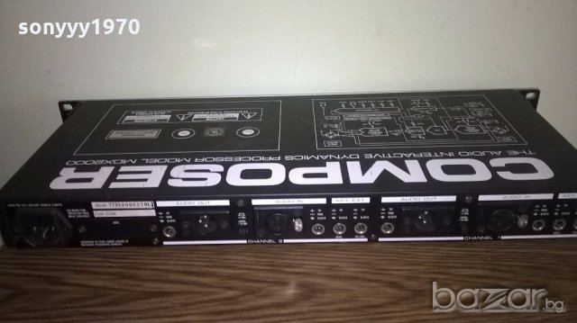 behringer-composer-audio processor-внос швеицария, снимка 5 - Ресийвъри, усилватели, смесителни пултове - 19709933