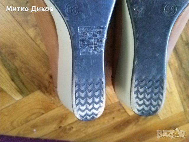 Женски обувки висок ток Cabin №38 естествена кожа, снимка 8 - Дамски ежедневни обувки - 25585264