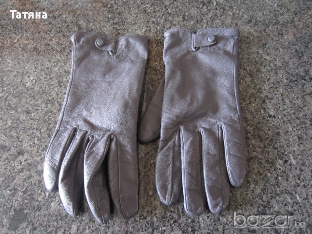 дам. ръкавици - кожени