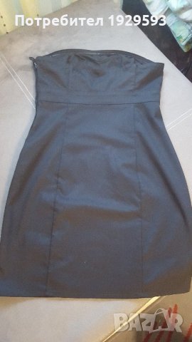 Стилна черна рокля марка Н&М, снимка 3 - Рокли - 21393312