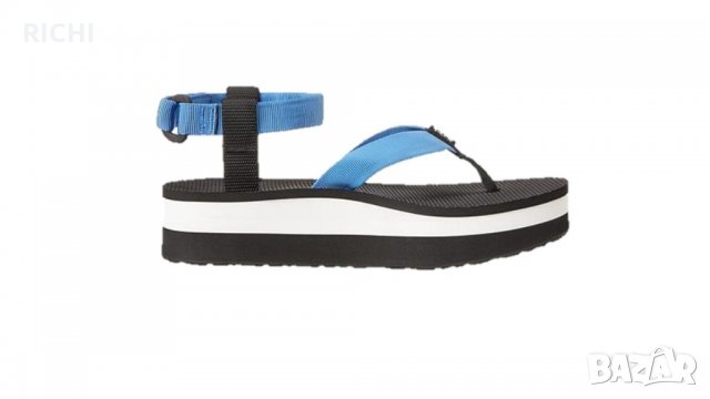 Намалени на 50лв - TEVA Flatform French Blue Platform Sandals - нови сандали, снимка 8 - Сандали - 21988728