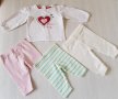 Клинчета и блузка 0-3 месеца, снимка 1 - Панталони и долнища за бебе - 24921762