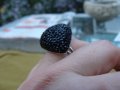 Сребърен пръстен с камъни Swarovski КОЛЕДНО НАМАЛЕНИЕ , снимка 3