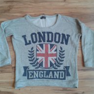 Дамска сива блуза  Лондон - размер - М-Л-ХЛ, снимка 5 - Блузи с дълъг ръкав и пуловери - 8802031
