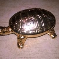 златна костенурка-7х5х3см-внос швеицария, снимка 3 - Колекции - 26049303