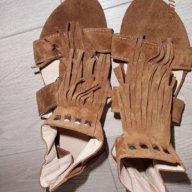 Римски модел сандали в кафяво размер 40, снимка 4 - Сандали - 12333739