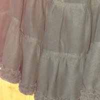 Черна копринена ученическа пола, снимка 2 - Детски рокли и поли - 25175755