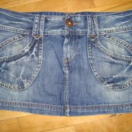 Оригинална дънкова поличка Pepe Jeans M, снимка 1 - Поли - 12743356