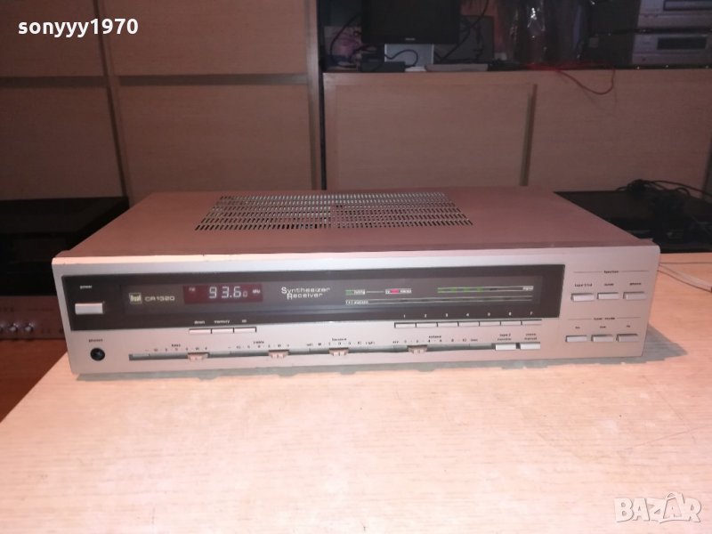 dual cr1320 receiver-made in japan-2x60w-внос швеицария, снимка 1