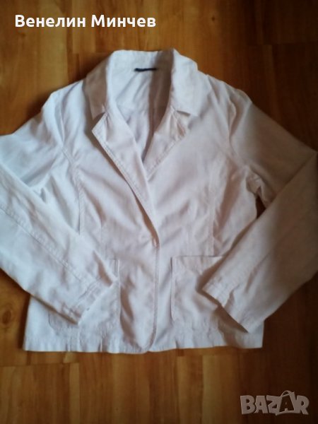 Дамско бяло сако, снимка 1