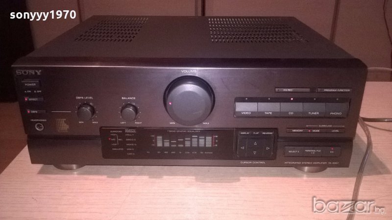 sony ta-d507 amplifier-made in japan-внос швеицария, снимка 1