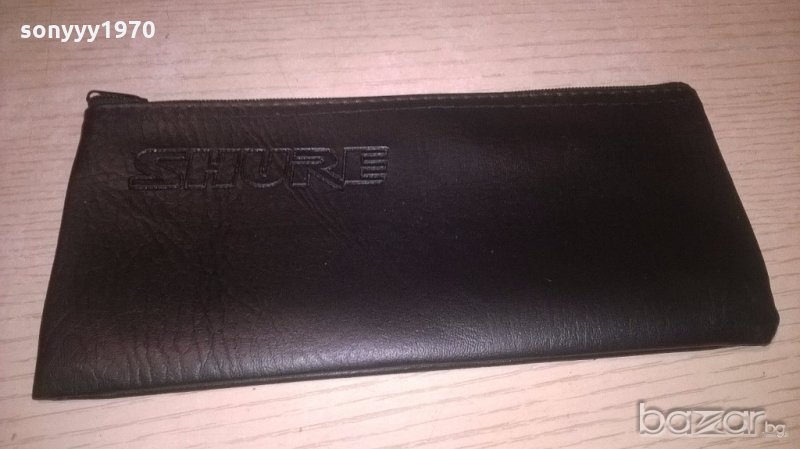 shure-кожен калъф//кеис за микрофон, снимка 1