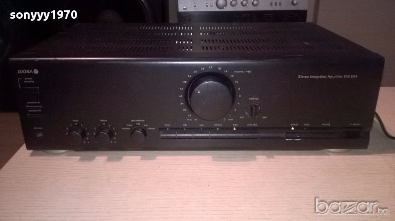 diora ws504/390w stereo ampifier-внос швеицария, снимка 1