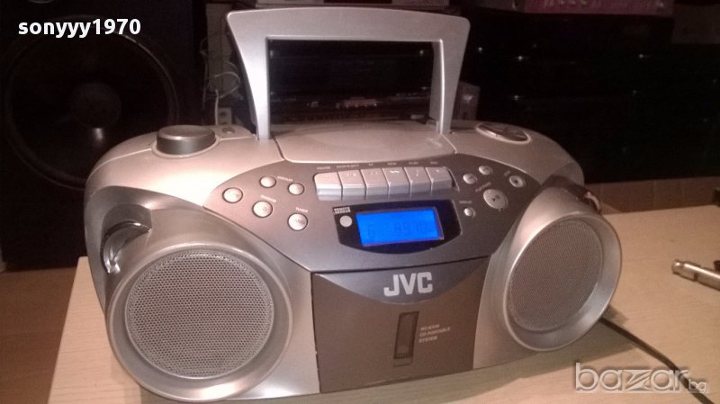 Jvc rc-ex36 cd/mp3/tape/tuner-внос швеицария, снимка 1