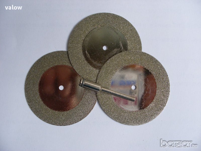 Диамантени дискове Ф50 за рязане комплект 5 бр + накрайник Dremel Дремел, снимка 1