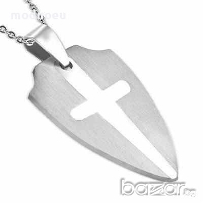 Кръст щит с меч, снимка 1