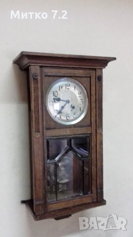 Стар стенен часовник, снимка 4 - Антикварни и старинни предмети - 25381327