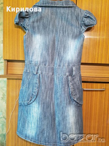 Дънкова рокля, снимка 2 - Детски рокли и поли - 18323439