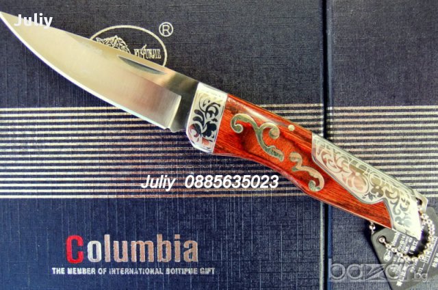Сгъваем нож Columbia, снимка 7 - Ножове - 10290547