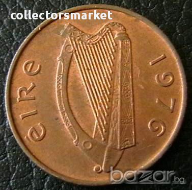 1 пени 1976, Ирландия, снимка 2 - Нумизматика и бонистика - 14453700