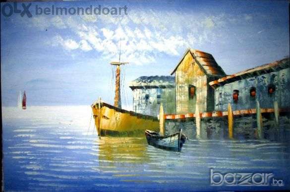 -20 %Kартини  90 х 120 см.рамкирани рисувани с маслени бои върху платно ,бартер за лаптоп, снимка 9 - Картини - 20692089