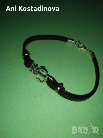 Мъжка гривна от естествен хематит, снимка 5 - Гривни - 23266779