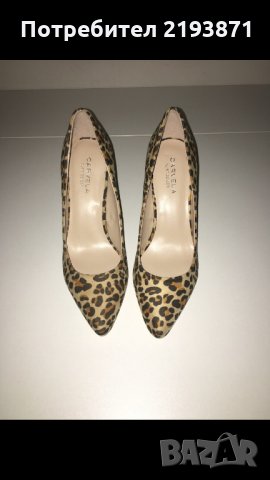 Маркови леопардови елегантни Carvela Kurt Geiger номер 38 , снимка 2 - Дамски обувки на ток - 24265681