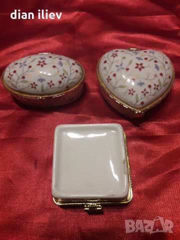 Стари порцеланови кутийки, снимка 15 - Антикварни и старинни предмети - 24909213