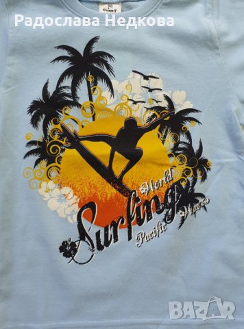 Тениска Surfing - 104 и 110 см, снимка 2 - Детски тениски и потници - 8108179