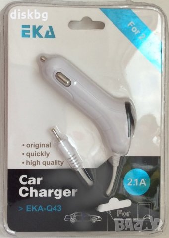 Зарядно за таблет за кола от 12V към 5V, 2.1A, Car charger
