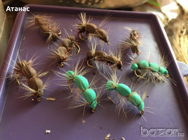 изкуствени мухи за риболов на кефал, снимка 8 - Такъми - 12372194