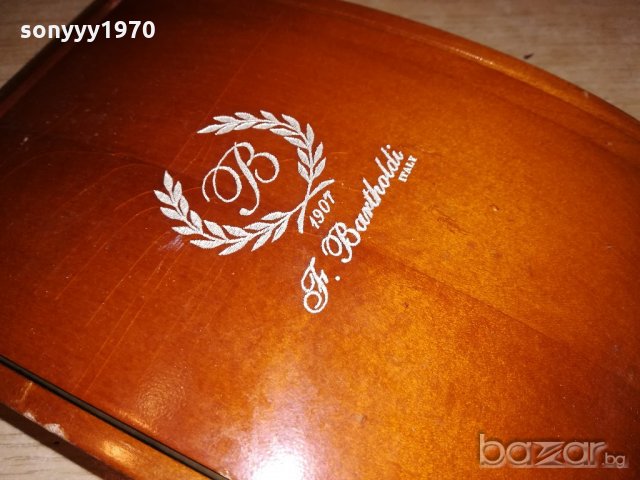 bartholdi-italy-кутия за пури-внос швеицария-21х12х5см, снимка 7 - Антикварни и старинни предмети - 21073912