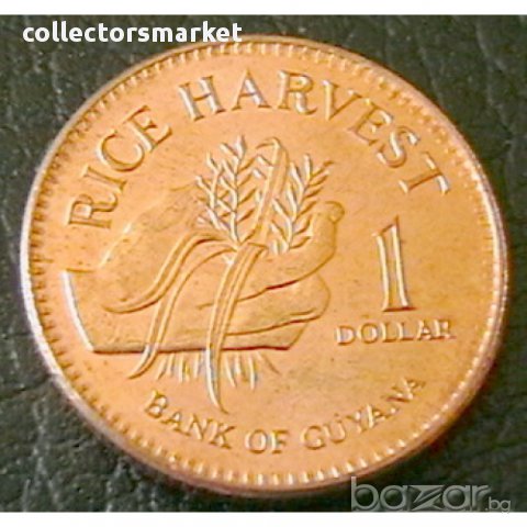 1 долар 2008, Гвияна