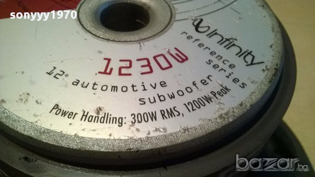 Infinity 12 инча subwoofer-1230w-внос швеицария, снимка 9 - Тонколони - 15346494