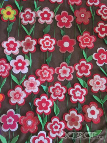 Ръчно изработени цветя от филц, снимка 5 - Други - 7630340