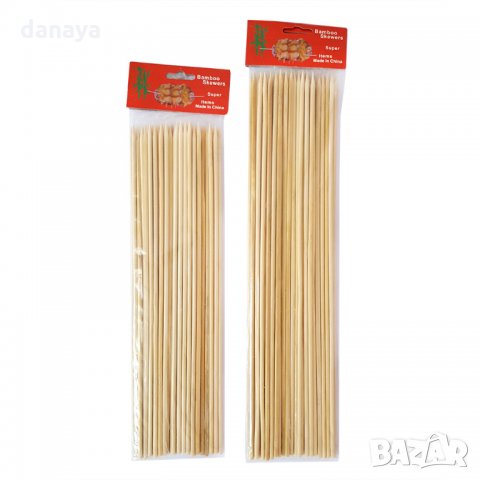 1001 Бамбукови шишчета за скара и барбекю, 4mm шишове, снимка 10 - Прибори за хранене, готвене и сервиране - 25853583