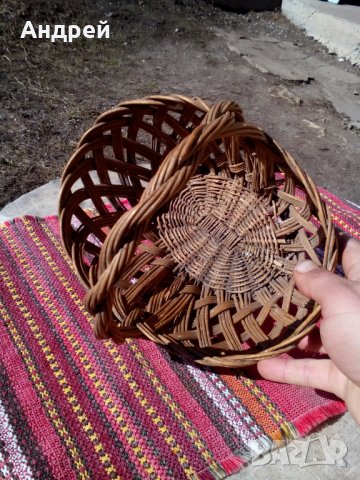 Старинна кошница #6, снимка 5 - Антикварни и старинни предмети - 24422826