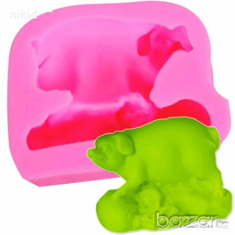 3 D Диво Прасе Свиня силиконов молд форма декорация торта фондан шоколад и др.