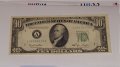 $ 10 Dollars 1950 Federal Reserve Bank of Boston VF-XF, снимка 3