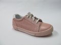 Детски спортни обувки PONKI естествена кожа в цвят пудра 26/30, снимка 1 - Детски маратонки - 20675351