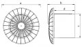 Аксиален вентилатор за таван AV PLUS 100 SB, снимка 4
