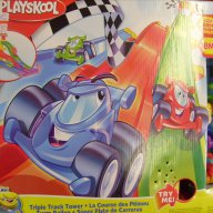 Playskool - Тройна писта Wheel Pals Tripple Track Tower - Hasbro, снимка 1 - Образователни игри - 16692662