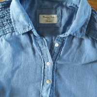 Massimo Dutti womens shirt - страхотна дамска риза 100% ЛЕН, снимка 1 - Ризи - 25995638
