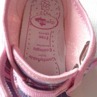 Детски пантофки от памучен текстил с дишаща подметка, снимка 3 - Бебешки обувки - 9856446