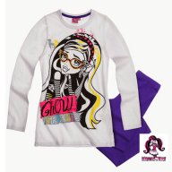 Разпродажба! Детска пижама Monster High за 8 и 10 г. - модел 9, бяло