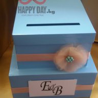Сватбена кутия за пожелания и пари Елена, снимка 2 - Сватбени аксесоари - 14769118
