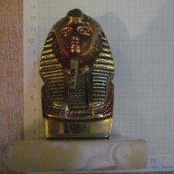 Глава на фараон от бронз, снимка 4 - Други ценни предмети - 11821814