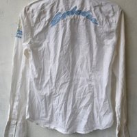 La Martina ® дамска бяла риза с бродерия , снимка 2 - Ризи - 21725065